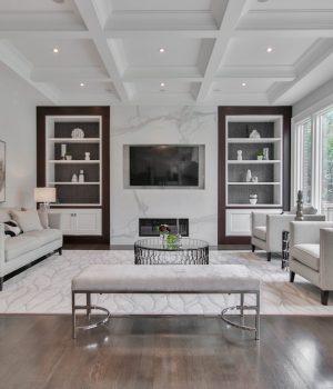 Modern rental living room interior designed for short-let comfort with Ready for Guest platform